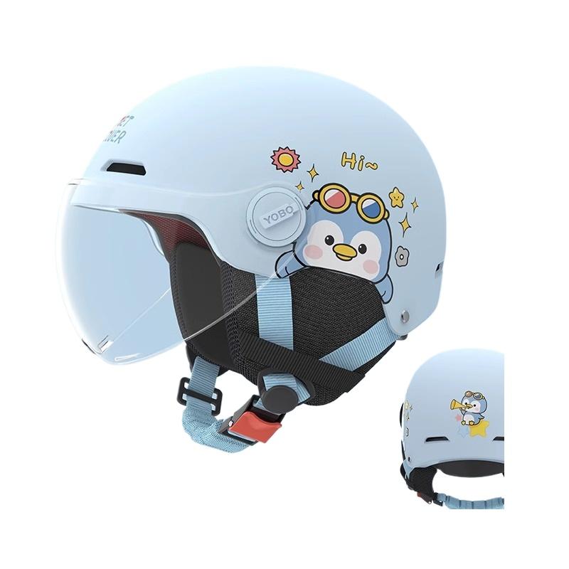 Electric Car Motorcycle Half Helmet Boys and Girls Children Cute Helmet Four Seasons Helmet