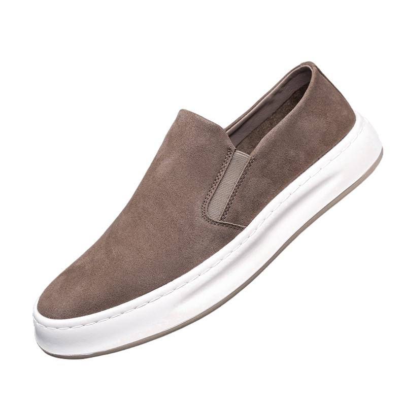 Fashion Mens Fashion Leather Skate Shoes Classic Walking Sneakers Casual Wear Moccasins Outdoor Male Driving Shoes Leisure Business Shoe