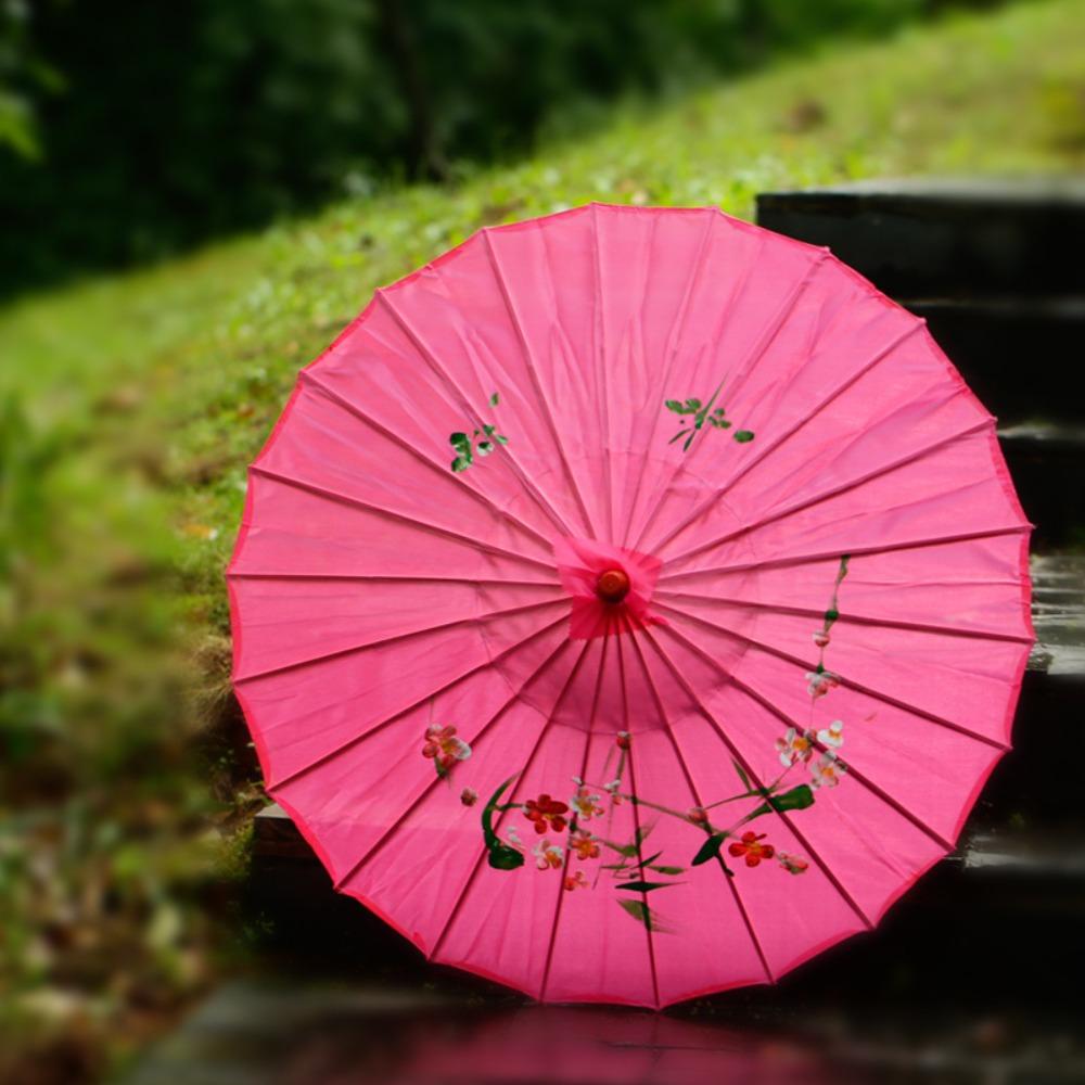 Classical DIY Painting Paper Umbrella Vintage Oil Paper Umbrella  Kindergarten