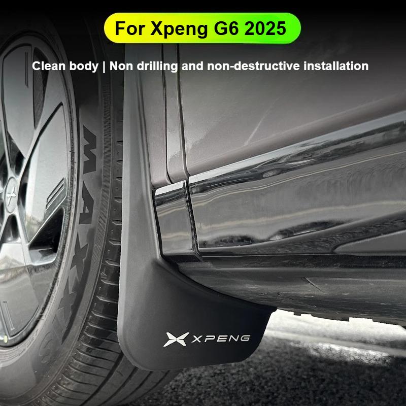 For Xpeng G6 2025 Car Mud Guards Non-Drilling Non-Destructive Installation Body Protection Mud Flaps