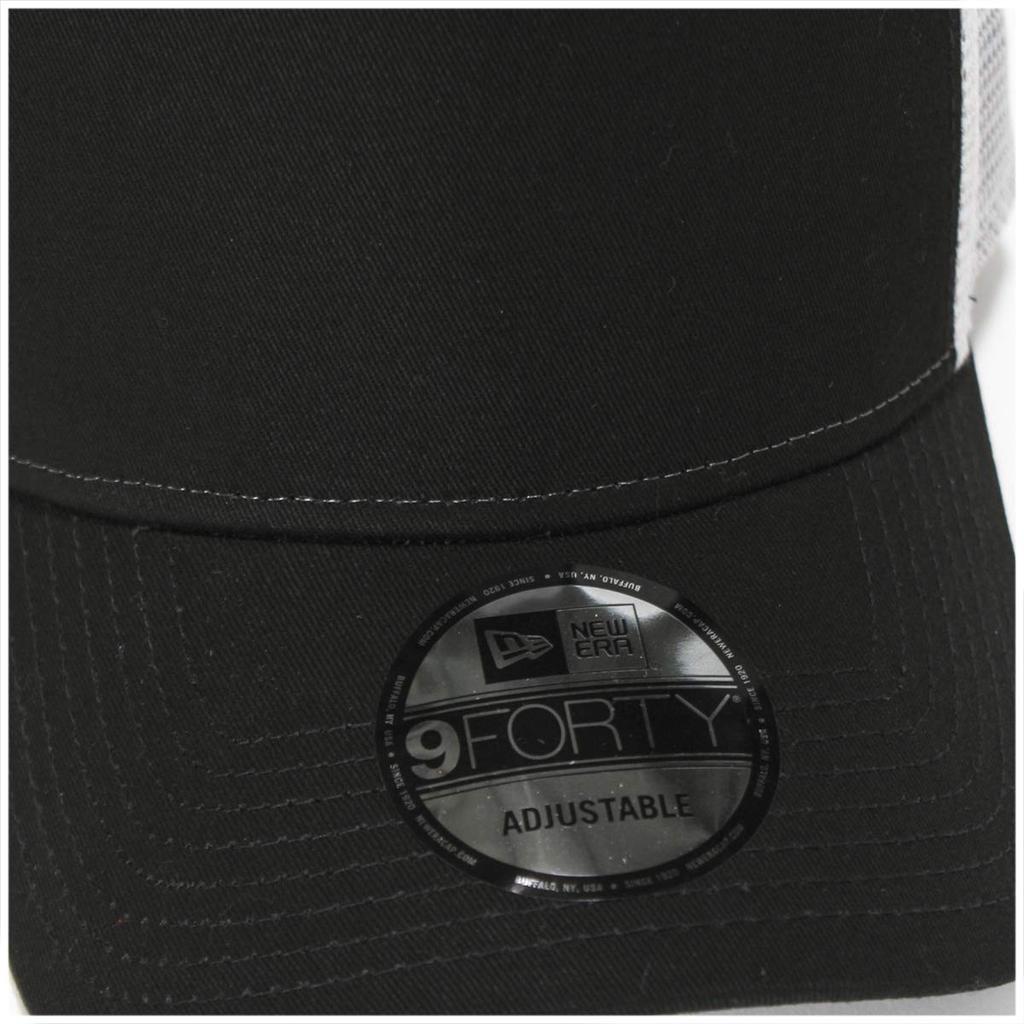 Mesh Cap 9FORTY Trucker Black FREE [New Era] (Adjustable Size)