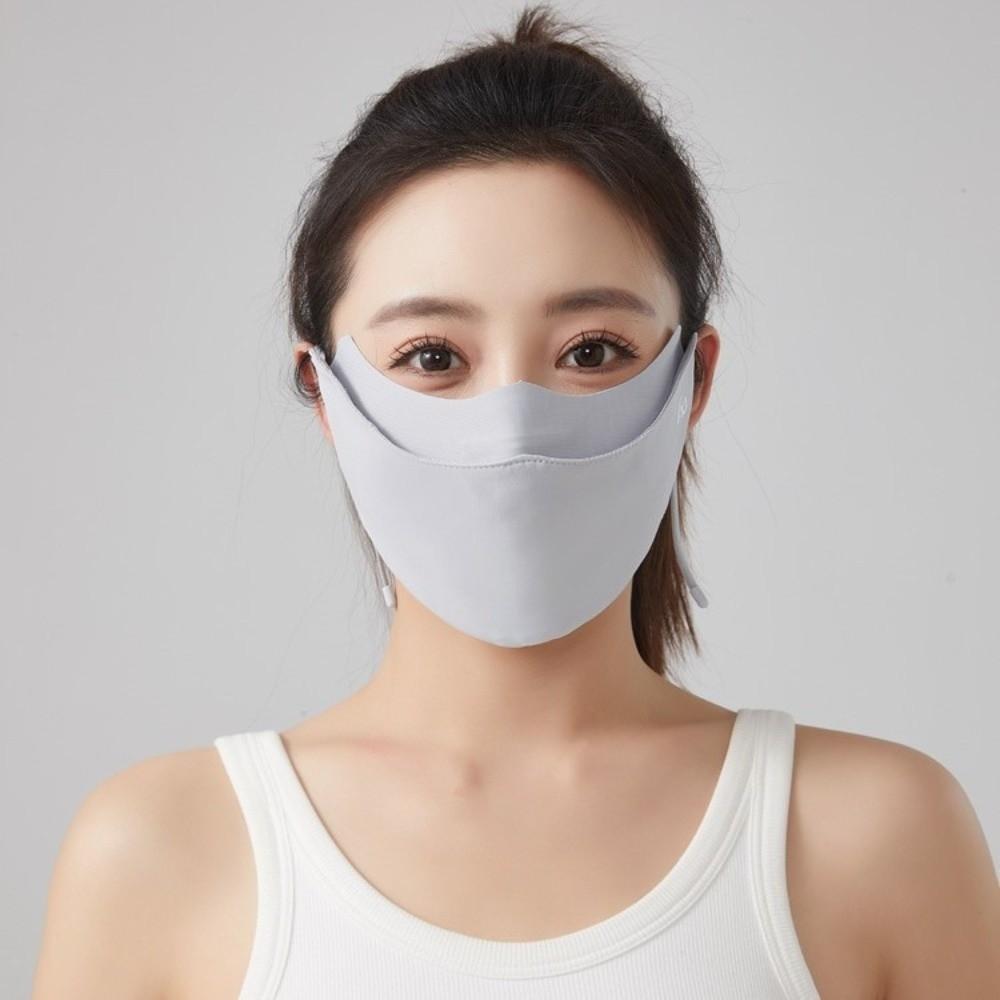 Compartment-style Summer Face Mask Hanging Ear Show Your Nose and Mouth Sports Mask UV Protection