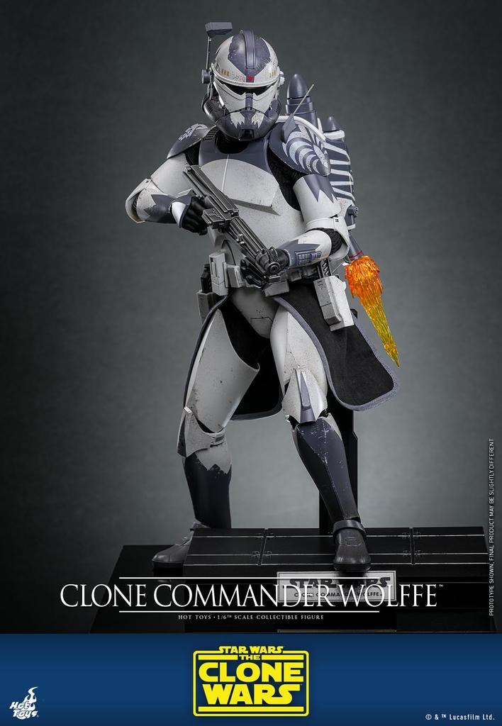 Television Masterpiece Star The Clone Wars Commander Wolfe Scale Figure Wars 1/6