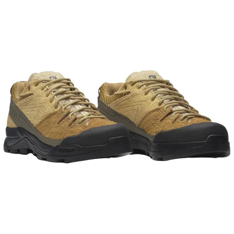 SALOMON X ALP Cushioning Abrasion Resistant Coverage Support Mountaineering Shoes Unisex Brown Sneakers 478763