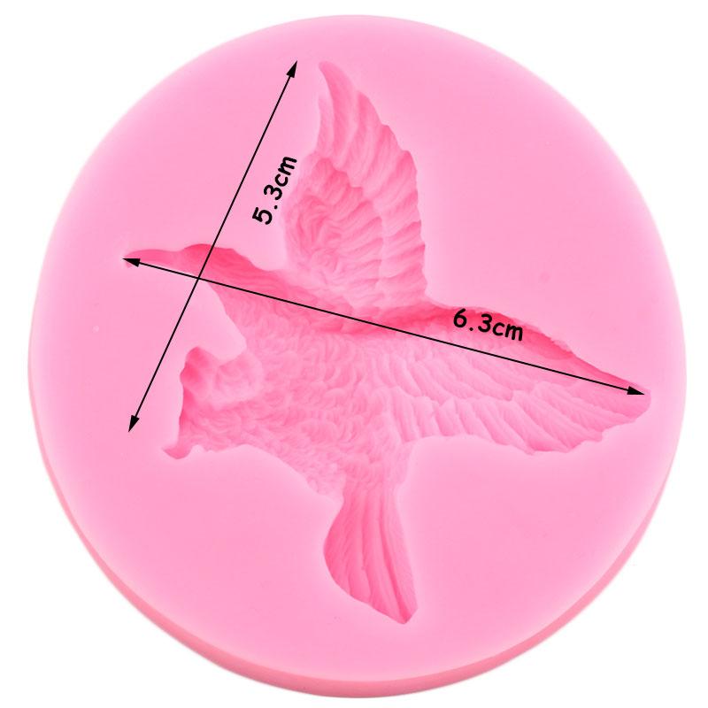 Lovely Bird Silicone Moulds Fondant Mould DIY Cake Decoration Chocolate Gumpaste Mould Cupcake Topper Candy Resin Clay Moulds