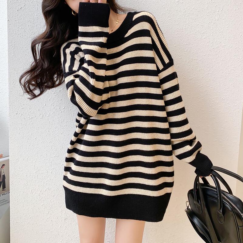 Mokana Striped Alpaca Blend Knit Sweater