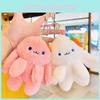 Delightful Plush Rabbit Carrot Keychain Cute Accessory Ideal For Gifting To Friends