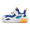 Li Ning Kids Comfortable Non-Slip Shock Absorbing Low-Top Casual Shoes Kids Casual Shoes White Blue YKNU020-1