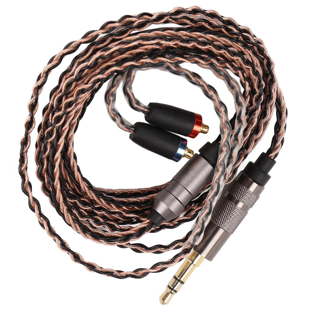 MMCX 3.5mm Earphone Cable OFC 8 Core Replacement Headphone Upgrade Cable for SE535 UE900 UE900s SE215 SE425 BGVP