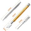 GOOMAND Glass Cutter, Cutting Thickness 2-6mm, 6-12mm, 12-20mm, with Super Hard Oil Glass Cutter Oil Refill, Glass Cutter Cutting Tool