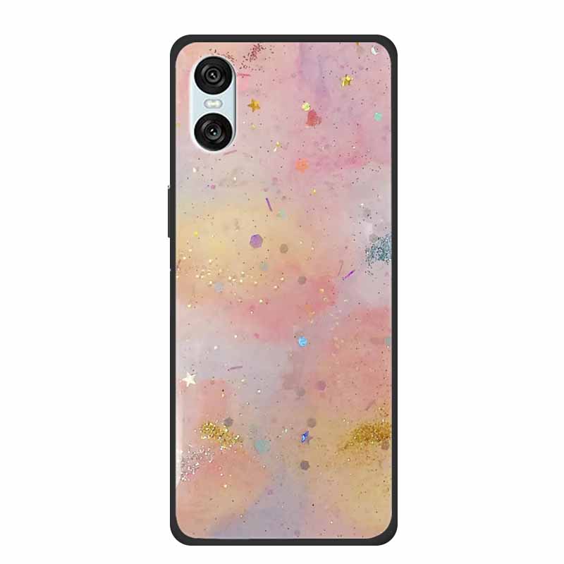Case For Sony Xperia 10 VI 5G Marble TPU Soft Silicone Back Cover For Sony Xperia 10VI Phone Cases Protective Mica Painted Capa