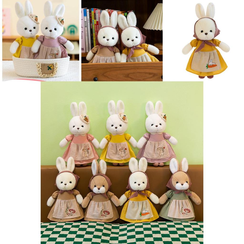 Adorable 30cm Plush Rabbit Doll With Soft Fabric And Cute Cartoon Design For Kids