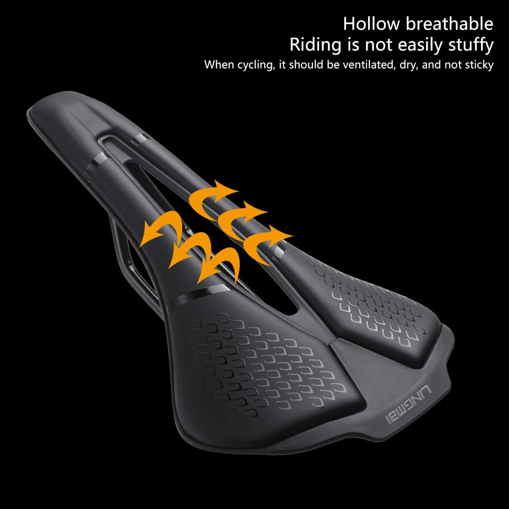 Bicycle Ergonomic Saddle, Design, Breathable, Anti-slip