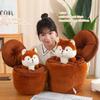 1 Piece 406080Cm Kawaii Japan Taiyaki Cat Plush Toy Anime Figure Cat Hiding In Cushion Bag Ferry Animals Plushie Throw Pillow