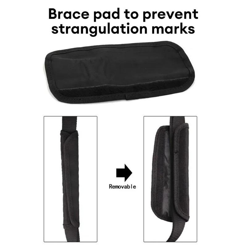 Fashion Adjustable Shoulder Strap Metal Buckle Tactical Gear Elastic Rope Belt Outdoor Hunting Tactical Rope Strap