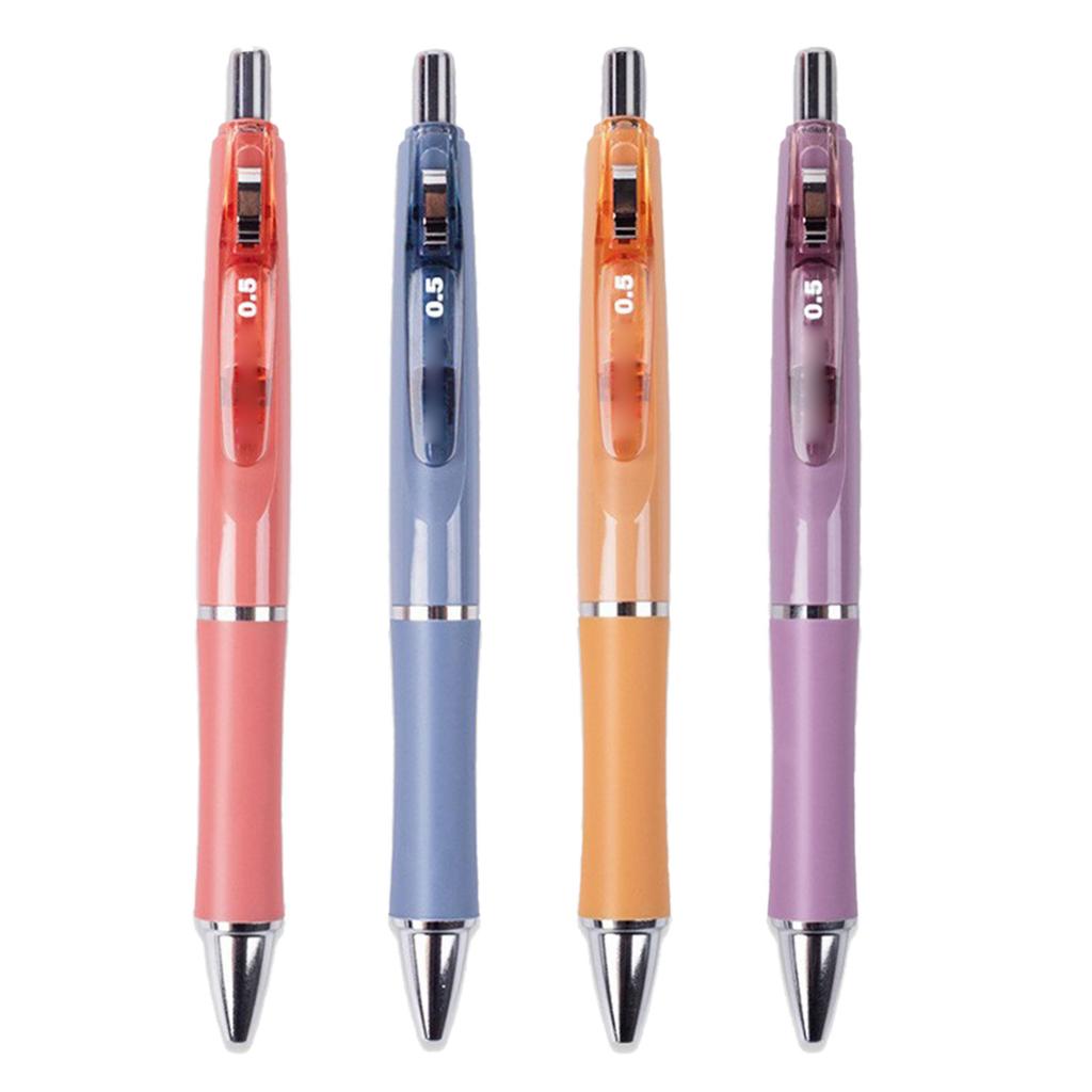 Pressing Pen 0.5mm Retractable Pen Black Ink Gel Pen Neutral Pen Writing Pen Aesthetic Gel Ink Pen School Supplies