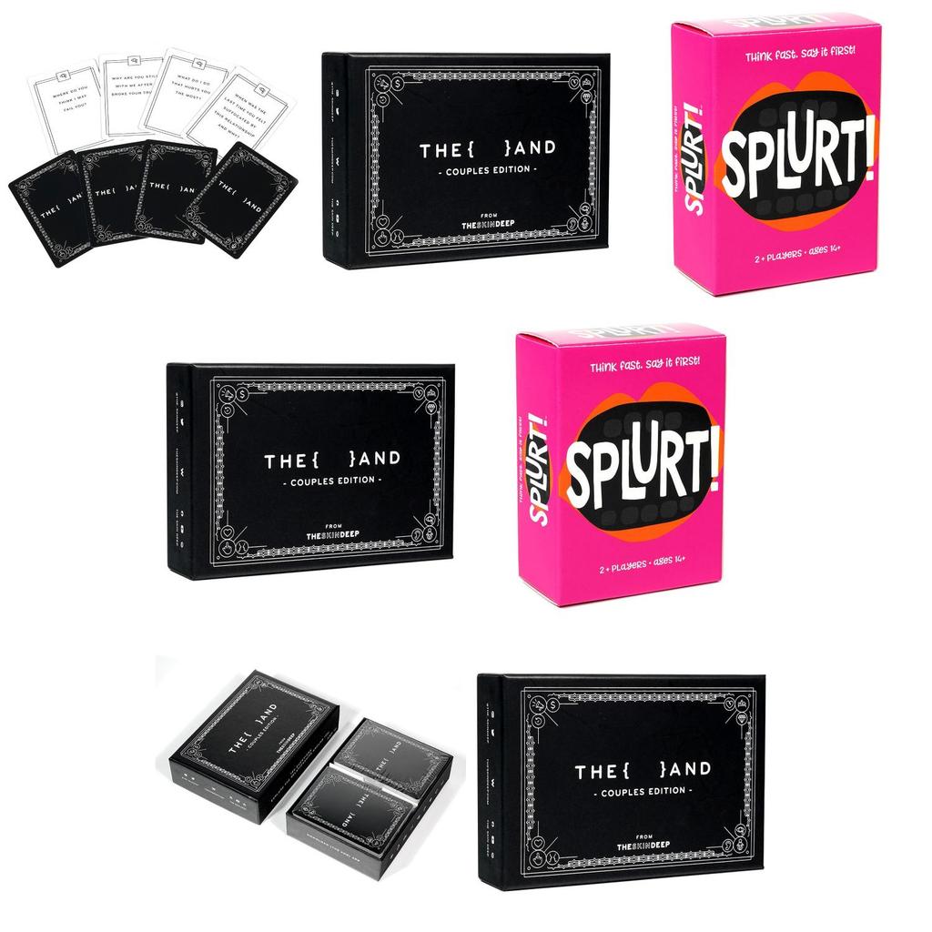 The And Couples Card Game With Copper Paper For Family And Social Interaction