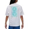 Jordan Logo Print Casual Crew Neck Short Sleeve T-Shirt Men Tops White DZ4055-100