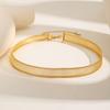 Gold Plated Hollow Mesh Choker Necklace for Women,Stainless Steel Waterproof Necklaces,Fashion Jewelry Gift