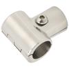 25mm Tube Boat Hand Rail Fitting 90 Degree 3 Way Hinged Tube Fitting Tee Split Connector  Yachts