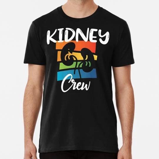 Kidney Crew Dialysis Nurse Nephrology Squad Souvenirs S-5XL Made in USA T-shirt 3XL
