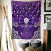 I'm Queen Bow Wall Tapestry Aesthetic Wall Hanging Printed Fabric Blanket Decorative Tapestries for Bedroom Living Room Home Decor