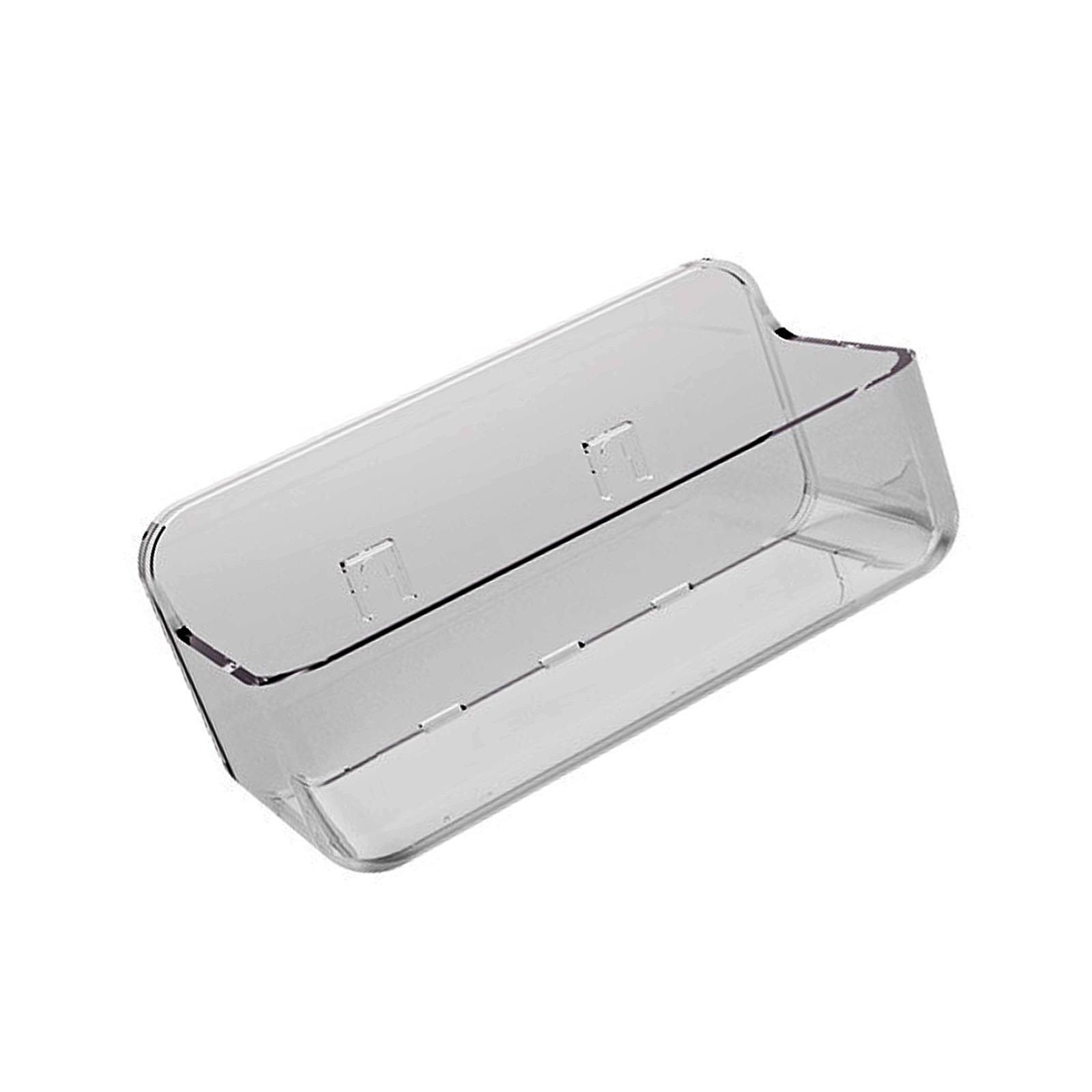 

Прозорі пластикові настінні органайзери Міцна настінна полиця для зберігання у ванній кімнаті Підвісна дренажна організаційна стійка L сірий