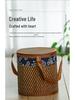 Pu'er Tea Bamboo Woven Basket Set