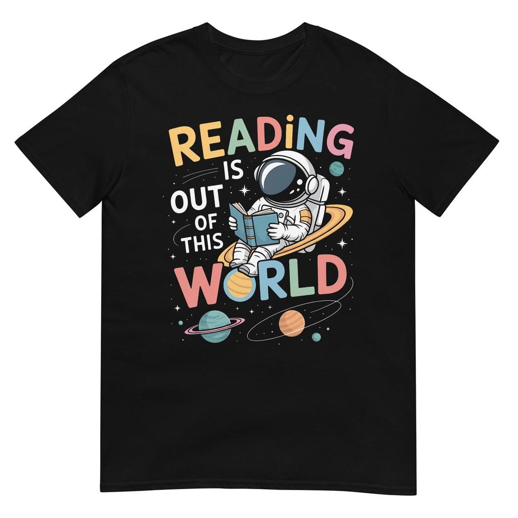 Reading is Out of This World Space Funny Books Lover Kids T-Shirt