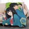 anime Kimi ni Todoke Throw Soft Coral Fleece Blanket 310gsm Fluffy Warm Throw for Sofa Bed Couch Bedroom Decor
