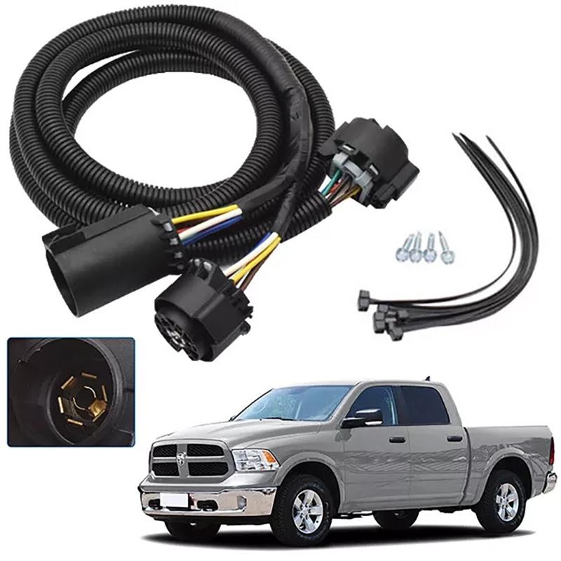 Automotive Replacement 56070 7 Pin Truck Trailer Wiring Harness Extension for 1500/2500/3500