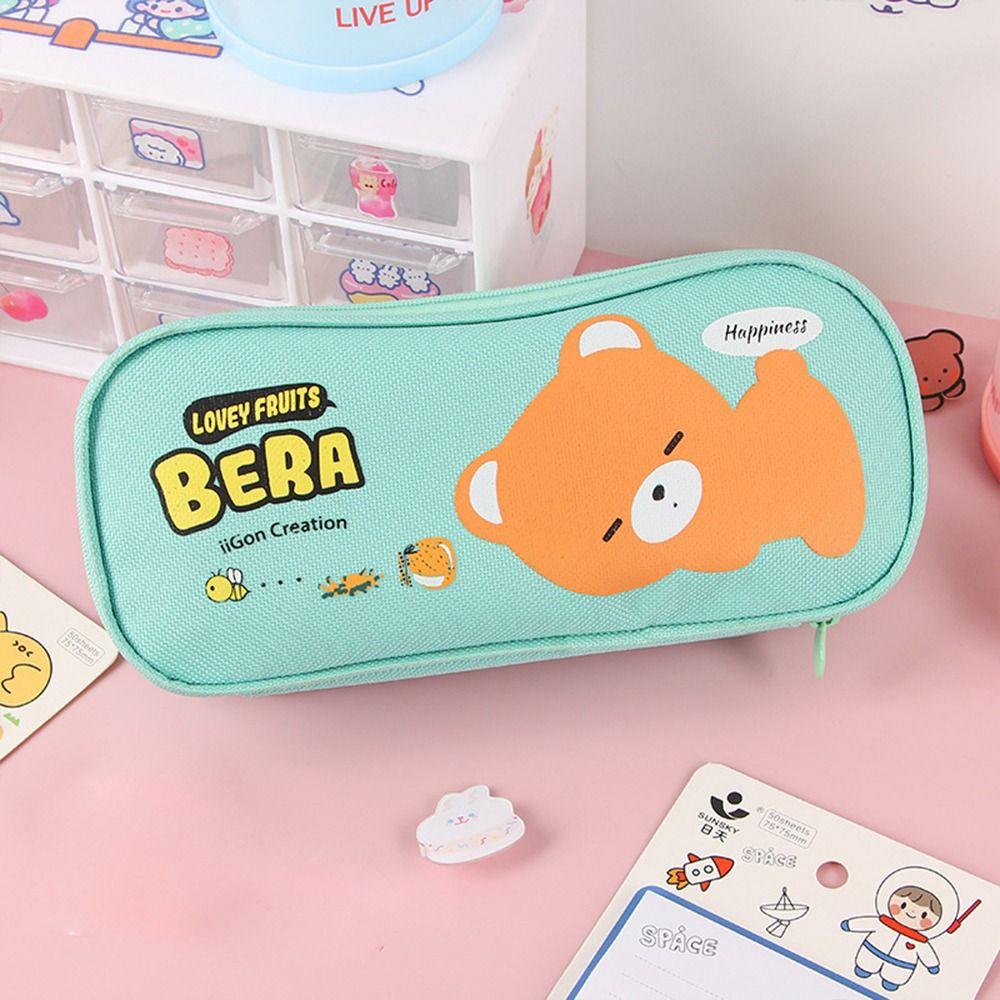 Cloth Desktop Storage Bags Office School Supplies Pen Bag Pencil Pouch Stationery Bag Pen Case