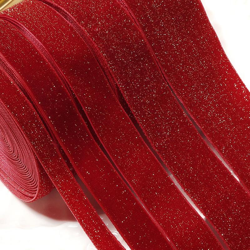 5m/Roll Christmas Decoration Red Ribbon Xmas Tree Pendant For Home Decor New Year 2025 DIY Craft Gifts Box Ornaments Accessories