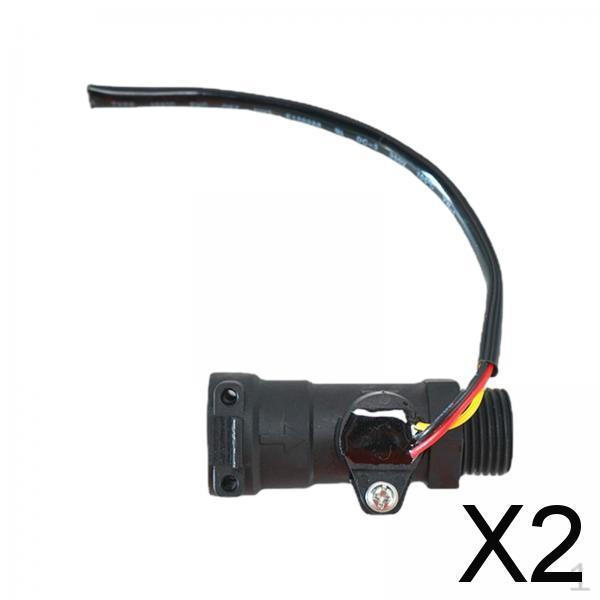 

2x Датчики расхода воды Расходомер Счетчик Прямая замена Аксессуары Вход газа Легко