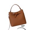 Genuine Leather Bucket Bag Versatile Shoulder Bag High-end Casual Crossbody Bag