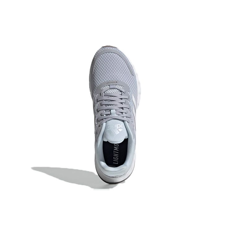 Adidas Duramo Sl Simple Comfortable Breathable Shock Absorbing Durable Low Top Casual Running Shoes Women Sneakers Gray White FY6708