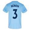 Manchester City FC Mens Ruben Dias 3 Polyester T-Shirt