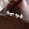 Exquisite Light Luxury Koi Stud Earrings for Women - Versatile, Trendy, and Beautiful for Everyday Wear.
