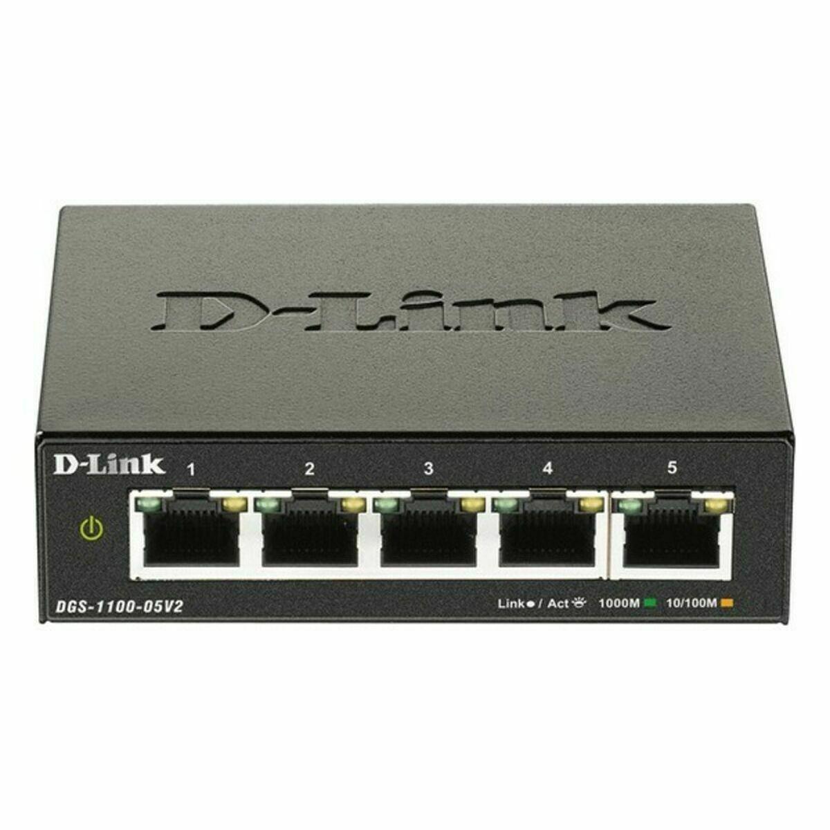 

Коммутатор D-Link DGS-1100-05V2 5xGbE