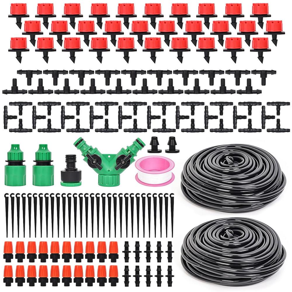 149-Piece 40m Automatic Drip Irrigation Kit for Outdoor Gardens and Potted Plants