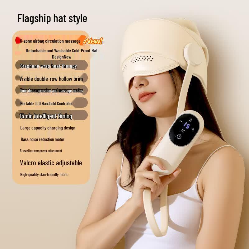 LISM Head Massager with Airbag and Heat Compression