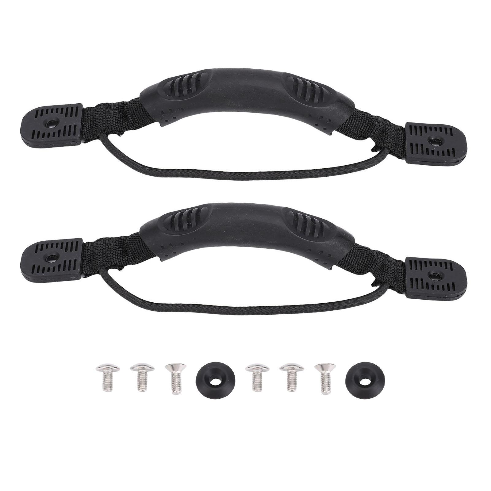 Igeteck Black 2Pcs Kayaks Side Mount Carry Handle High Strength Abs Comfortable Grip Canoe Boat Carry Handle For Most Boats
