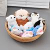 Ocean Baby Series Plush Penguin Keychain With Short Plush Fur For Backpack Decoration