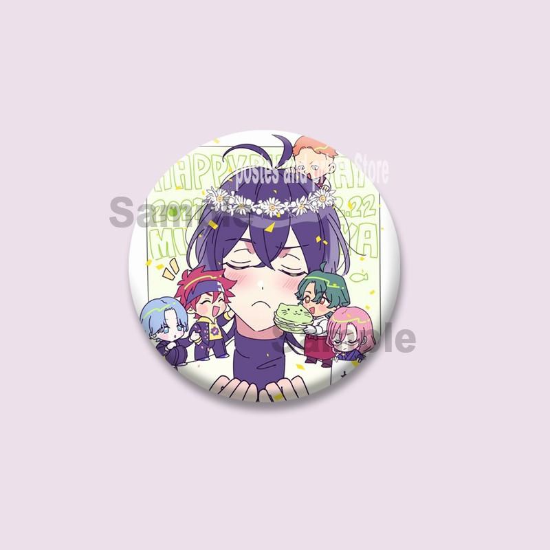 Cartoon Langa Hasegawa Reki Kyan Cosplay Badges Cute Anime SK8 Button Brooches On Backpack Manga Lapel Pins Jewelry Accesorios