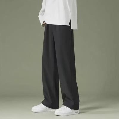 Korean-Style Men's Loose Casual Wide-Leg Summer Pants
