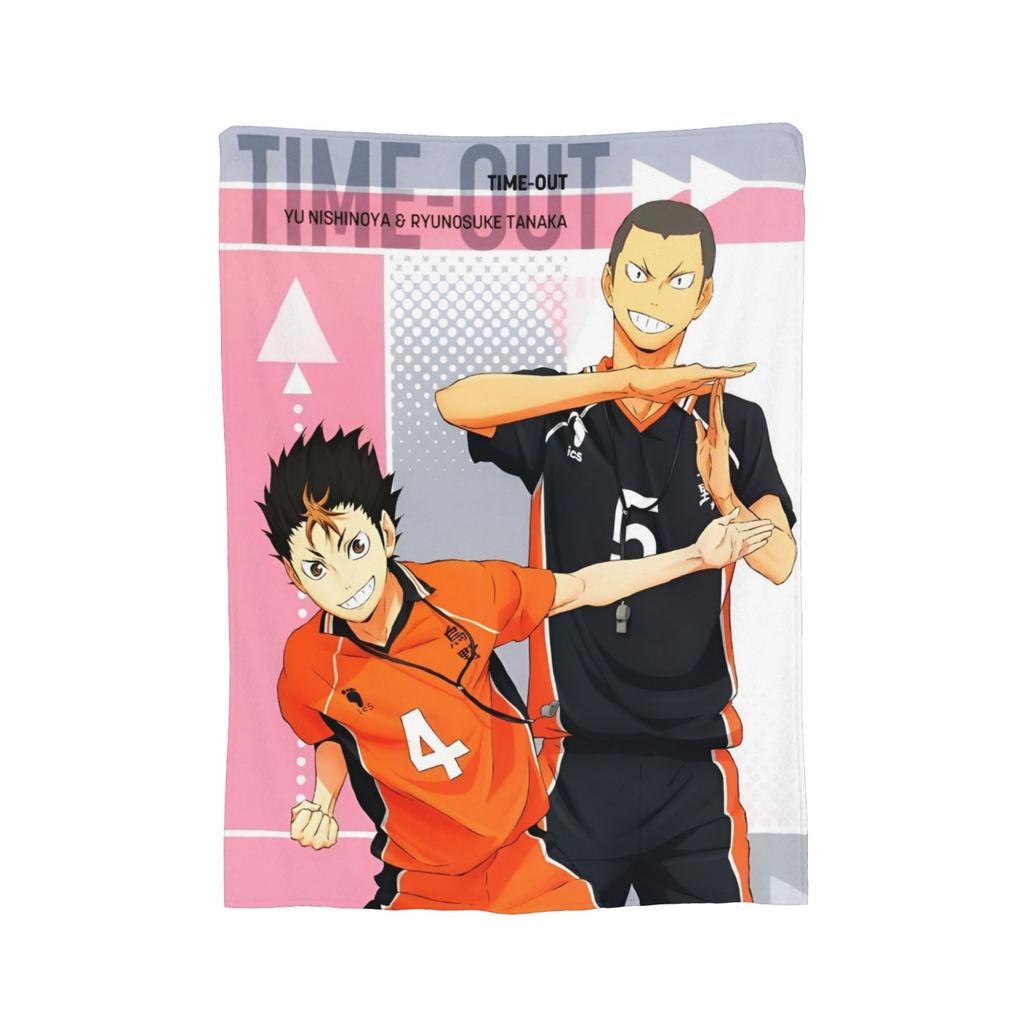 Anime Haikyuu Plush Blankets Miya Atsumu Manga Novelty Throw Blankets for  Sofa Bedding Lounge 150*125cm Quilt,
