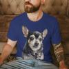 Fun Vintage Chihuahua Unisex Unisex Tshirt Fashion Cartoon Dog Lovers Gifts Male Short Sleeve Tshirts
