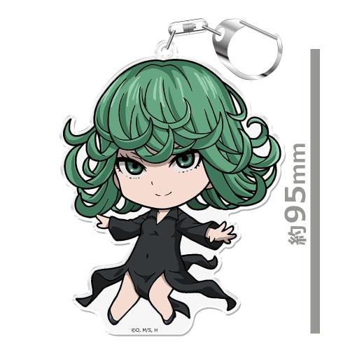 Азу Мейкер Ванпанчмен Пуни Коллекция! Брелок (с подставкой) Татсумаки Испуганная