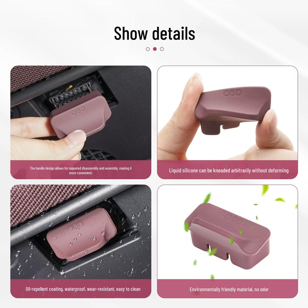 Xiaomi YU7 OBD Interface Dustproof Protective Cover for Car Interior Accessories