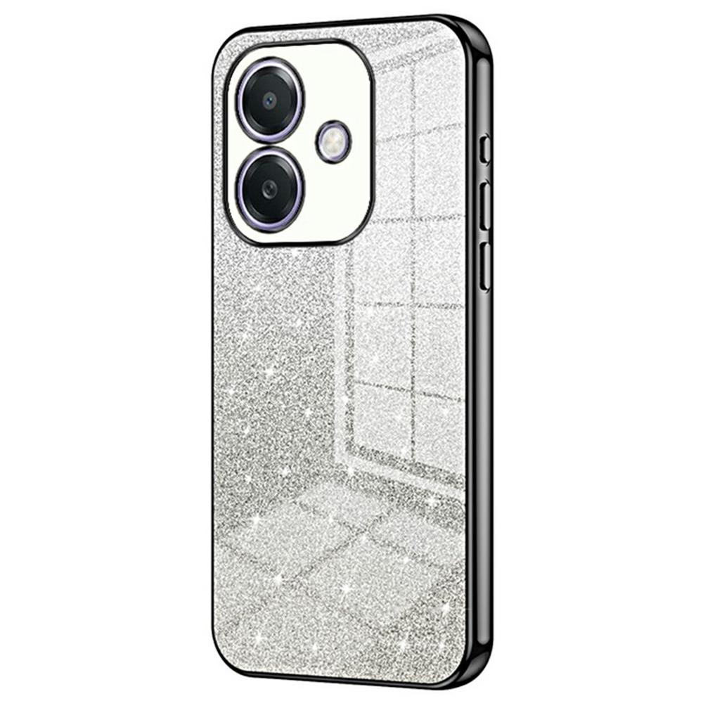 

For Oppo A3x 5G Case Electroplating Gradient Glitter TPU Phone Cover H